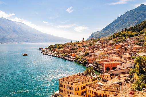Limone sul Garda with lemon groves