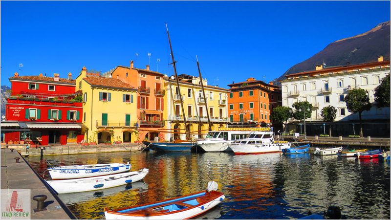 Malcesine with Mount Baldo in background
